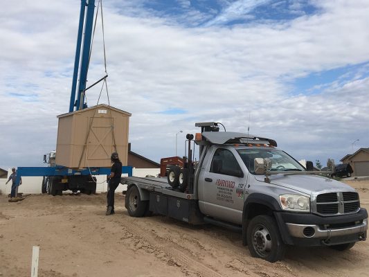 crane lifting shed