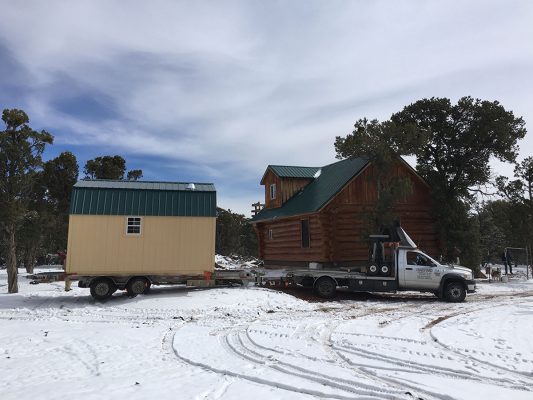 moving shed trailer