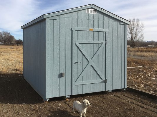 ranch shed with electric service