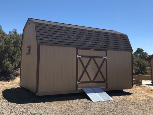 10x20 Lofted Barn with ramp