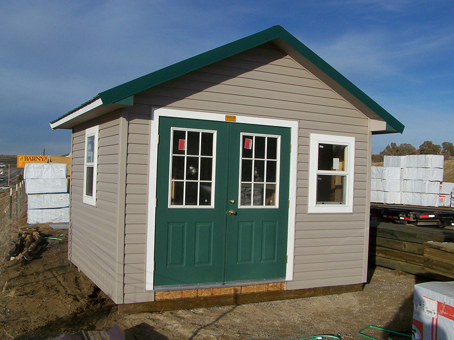 Steel French doors half lite